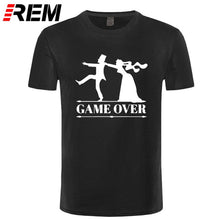 Load image into Gallery viewer, REM game over bride groom bachelor bachelorette party T Shirt