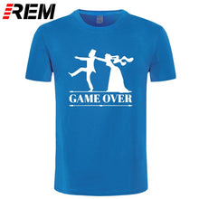 Load image into Gallery viewer, REM game over bride groom bachelor bachelorette party T Shirt