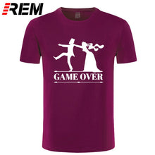 Load image into Gallery viewer, REM game over bride groom bachelor bachelorette party T Shirt