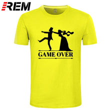 Load image into Gallery viewer, REM game over bride groom bachelor bachelorette party T Shirt