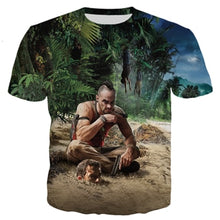 Load image into Gallery viewer, New style Fashion T-shirt game Far Cry 3 Coast Men