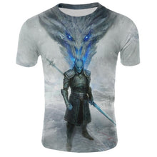 Load image into Gallery viewer, T-shirt Game of Thrones Night King &amp; Dragon