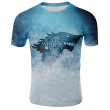 Load image into Gallery viewer, T-shirt Game of Thrones Night King &amp; Dragon