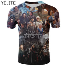 Load image into Gallery viewer, T-shirt Game of Thrones Night King &amp; Dragon