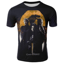 Load image into Gallery viewer, T-shirt Game of Thrones Night King &amp; Dragon