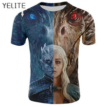 Load image into Gallery viewer, T-shirt Game of Thrones Night King &amp; Dragon