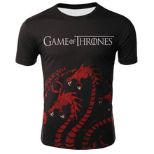 Load image into Gallery viewer, T-shirt Game of Thrones Night King &amp; Dragon