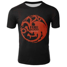 Load image into Gallery viewer, T-shirt Game of Thrones Night King &amp; Dragon