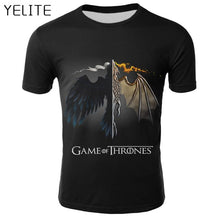 Load image into Gallery viewer, T-shirt Game of Thrones Night King &amp; Dragon