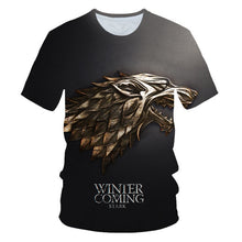 Load image into Gallery viewer, Game of Thrones Night King &amp; Dragon Men's Tshirt