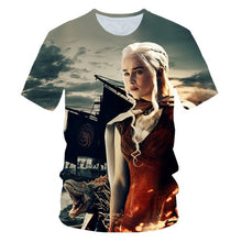 Load image into Gallery viewer, Game of Thrones Night King &amp; Dragon Men's Tshirt