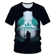 Load image into Gallery viewer, Game of Thrones Night King &amp; Dragon Men's Tshirt