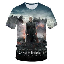 Load image into Gallery viewer, Game of Thrones Night King &amp; Dragon Men's Tshirt