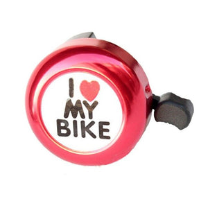 Bicycle Bell I Love My Bike Printed