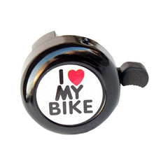 Load image into Gallery viewer, Bicycle Bell I Love My Bike Printed