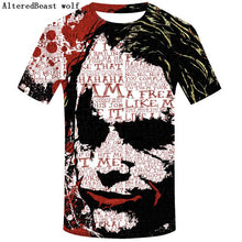 Load image into Gallery viewer, Joker 3d t shirt